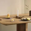 LIND DNA Nupo bordstablett curve S Clay brown