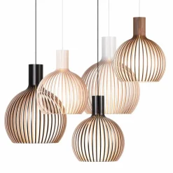 Secto Design Octo Small 4241 taklampa Natur björk