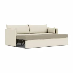 Outlet Audo Copenhagen Offset bäddsoffa 3-sits Baru 0200 White
