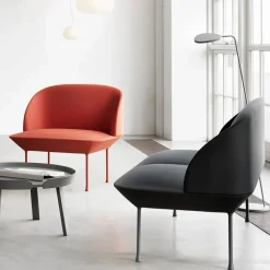 Discount Muuto Oslo soffa 2-sits Steelcut 180-Dark grey
