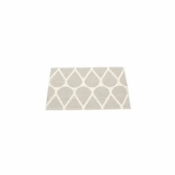 Online Pappelina Otis badrumsmatta linen/white 70x50 cm
