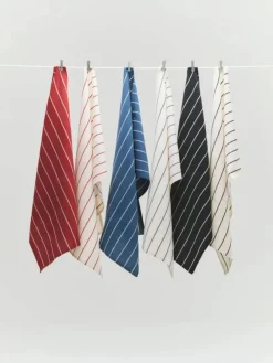Online HAY Outdoor Market kökshandduk Beige-red 2-pack