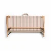 HAY Outdoor Market soffa ihopfällbar Beige-red 2-sits