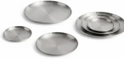 HAY Outdoor Market tallrik Rostfritt stål Ø13 5 cm 2-pack