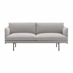 Muuto Outline soffa 2-sits Clay 12-Black