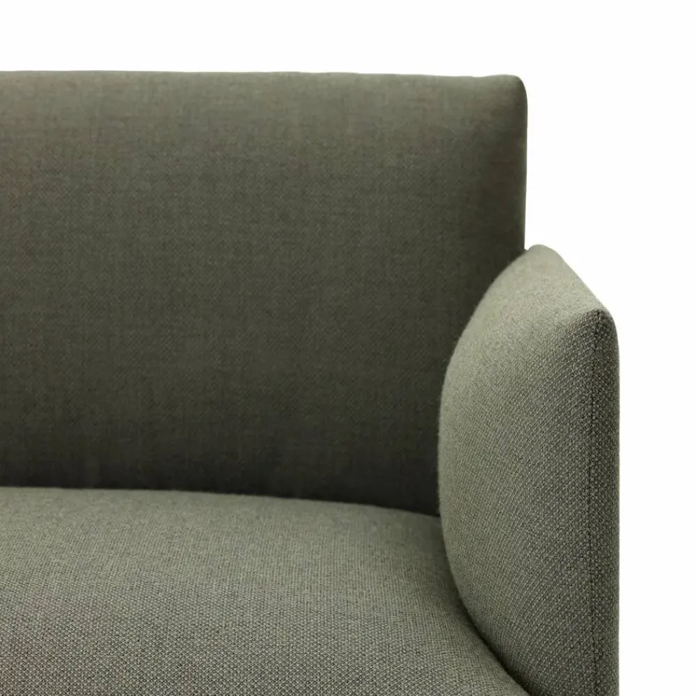 Muuto Outline soffa 2-sits Fiord 961-Green