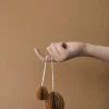 Clearance DBKD Ovoid påskhänge papper 7 cm Terracotta