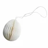DBKD Ovoid påskhänge papper 7 cm White