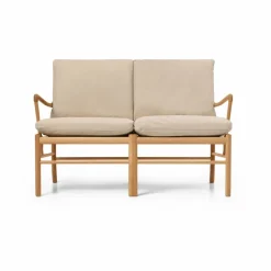 Carl Hansen & Søn OW149-2 Colonial soffa 2-sits Terra 20365-oljad ek