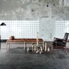 Outlet Carl Hansen & Søn OW150 dagbädd Loke 7150 läder svart-såpad ek