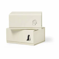 TÔNN furniture Pac box förvaringsbox TÔNN x MAJASBOK Off-white 2-pack