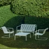 Outlet HAY Palissade Cantilever Low loungefåtölj Cream white