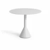 Clearance HAY Palissade Cone runt cafébord Sky grey Ø90 cm
