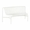 Clearance HAY Palissade Dining parkbänk med rygg insvängd Cream white