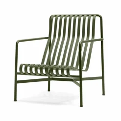 HAY Palissade High loungefåtölj Olive