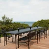 Online HAY Palissade matbord 170x90 cm Anthracite