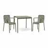 Sale HAY Palissade matgrupp 2 karmstolar 82 5x90 cm olive