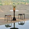 Clearance HAY Palissade Ottoman fotpall Anthracite