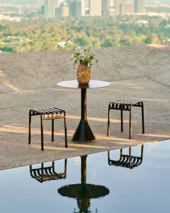 Clearance HAY Palissade Ottoman fotpall Anthracite