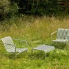 Discount HAY Palissade Ottoman fotpall Sky grey