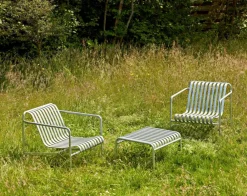 Discount HAY Palissade Ottoman fotpall Sky grey