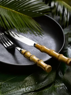 Sale SABRE Paris Panda bestickset 24 delar Rostfritt stål-bambu