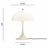 Clearance Louis Poulsen Panthella 320 bordslampa Opal beige