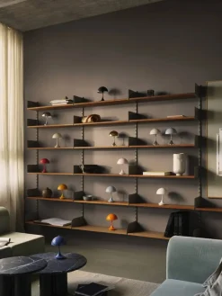 Online Louis Poulsen Panthella 160 Portable v3 bordslampa Chrome opal bluegrey
