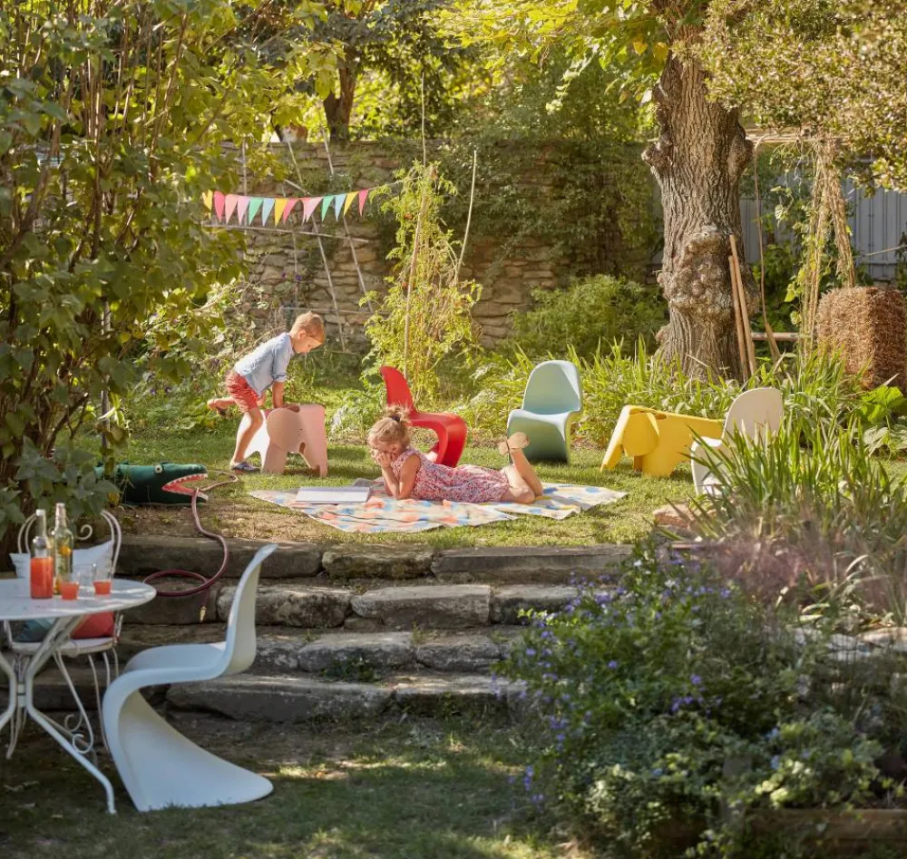 Sale Vitra Panton junior barnstol Classic red