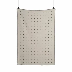 Røros Tweed Pastille filt 135x200 cm Black and white