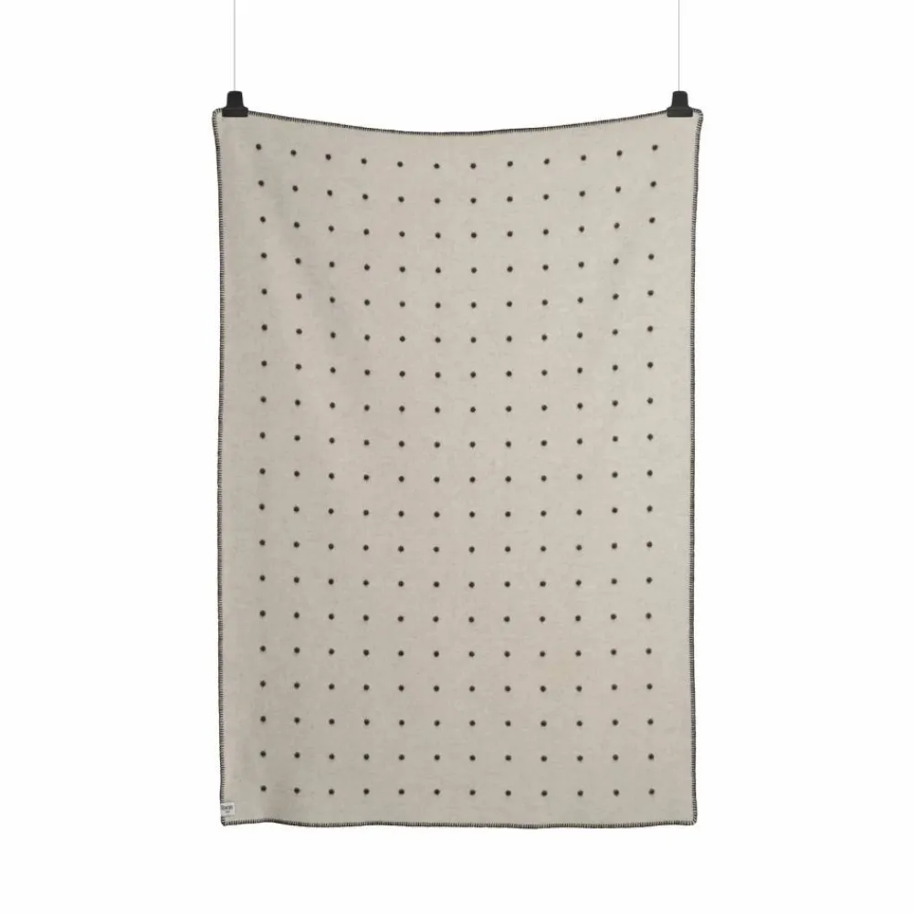 Røros Tweed Pastille filt 135x200 cm Black and white