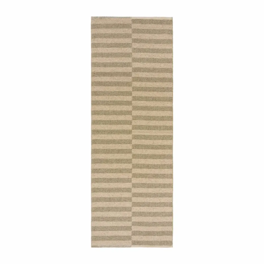 Discount Scandi Living Path gångmatta Olive green 70x150 cm