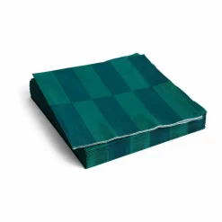 Hot HAY Pattern Dinner servett 40x40 cm 20-pack Dinner green-dark green