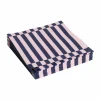 HAY Pattern Lunch Stripe servett 33x33 cm 20-pack Light pink-dark blue pillar