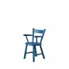 Barn FDB Møbler P9 barnstol Beech blue painted