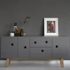 Online Zweed Peep M2 mediabänk slate grey retro ekstativ