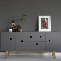 Online Zweed Peep M2 mediabänk slate grey retro ekstativ