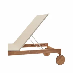 Discount Fritz Hansen Pelagus solsäng teak Sand