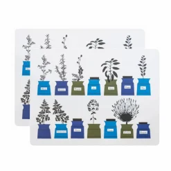 Almedahls Persons kryddskåp bordstablett 30x40 cm 2-pack Blå