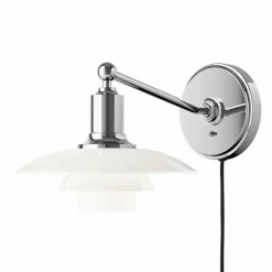 Best Louis Poulsen PH 2/1 vägglampa Förkromad högglans