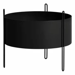 Woud Pidestall blomkruka medium Ø40 cm Svart