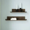 Andersen Furniture Pillar vägghylla Smoked Oiled Oak 78x15x12 cm