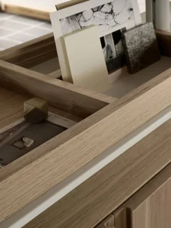 Pira G2 hyllsystem F C A White/Oak 240-247 cm