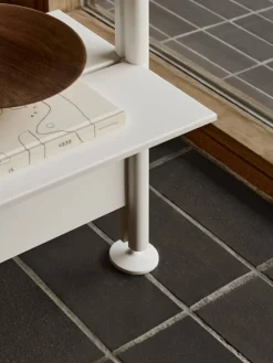 Pira G2 hyllsystem F C B White/Walnut 256-264 cm