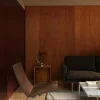 Barn Fritz Hansen PK22 fåtölj Aura black läder-rostfritt stål