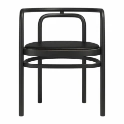 Fritz Hansen PK15 stolsdyna Grace läder svart