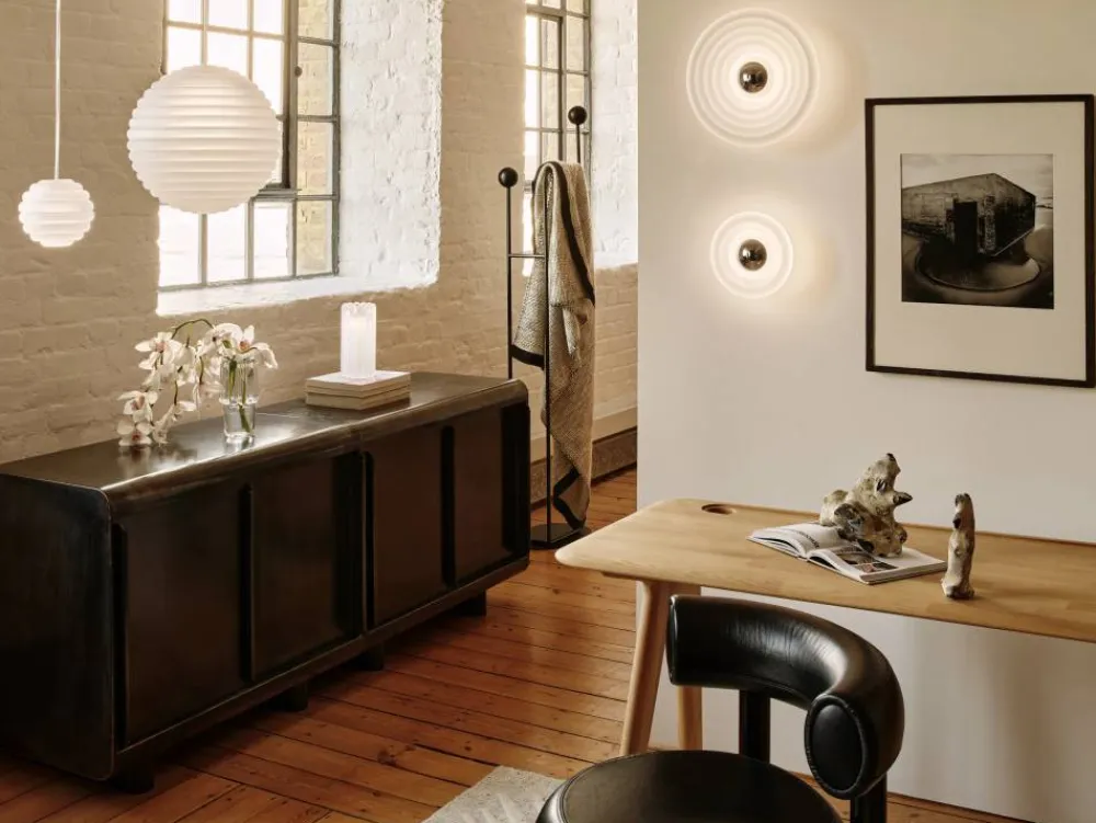 Tom Dixon Press Surface vägglampa mini LED 21 5 cm Frosted