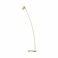 Örsjö Belysning Puck golvlampa matt borstad mässing