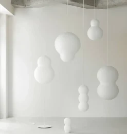 Normann Copenhagen Puff sladd med takkopp 2 5 m Vit