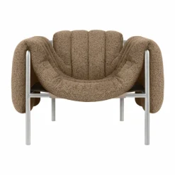 Outlet Hem Puffy loungefåtölj Sawdust-rostfritt stål